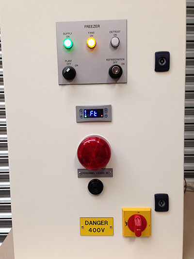 freezer control panel